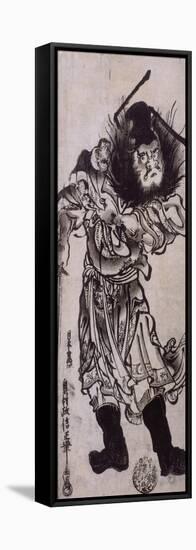 Shôki, le tueur de démon-Okumura Masanobu-Framed Premier Image Canvas