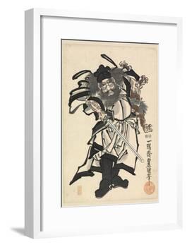 Shoki the Demon Queller, C.1849-53-Utagawa Kunisada-Framed Giclee Print