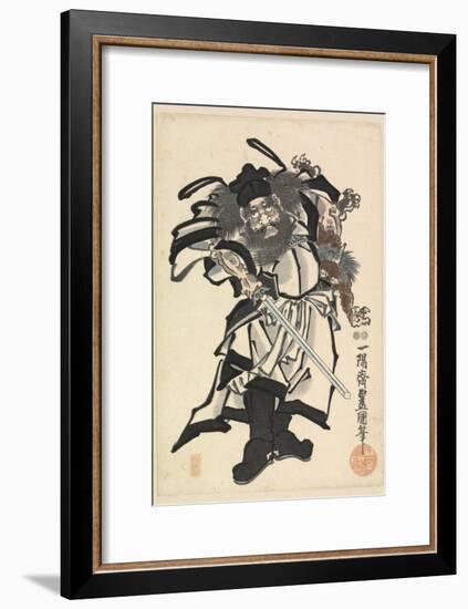 Shoki the Demon Queller, C.1849-53-Utagawa Kunisada-Framed Giclee Print