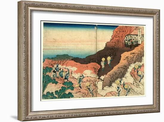 Shonin Tozan-Katsushika Hokusai-Framed Giclee Print