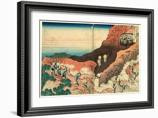 Shonin Tozan-Katsushika Hokusai-Framed Giclee Print