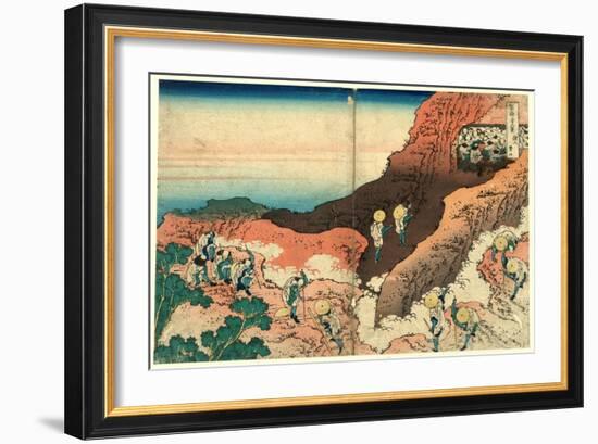 Shonin Tozan-Katsushika Hokusai-Framed Giclee Print