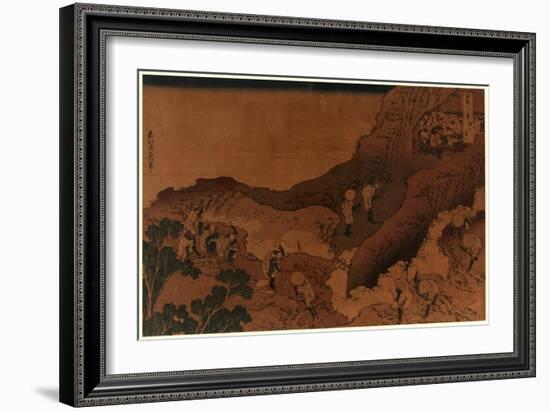 Shonin Tozan-Katsushika Hokusai-Framed Giclee Print