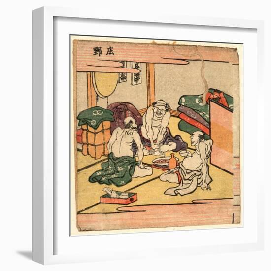 Shono-Katsushika Hokusai-Framed Giclee Print