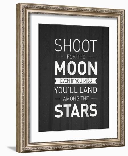 Shoot For The Moon-Kimberly Allen-Framed Art Print