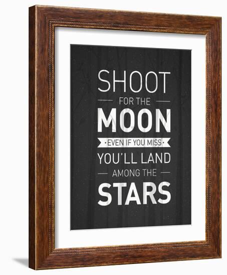 Shoot For The Moon-Kimberly Allen-Framed Art Print