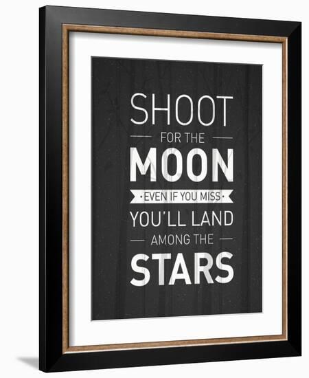 Shoot For The Moon-Kimberly Allen-Framed Art Print