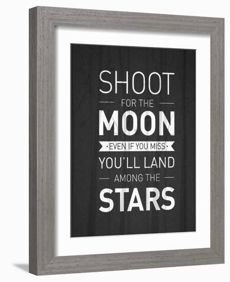 Shoot For The Moon-Kimberly Allen-Framed Art Print