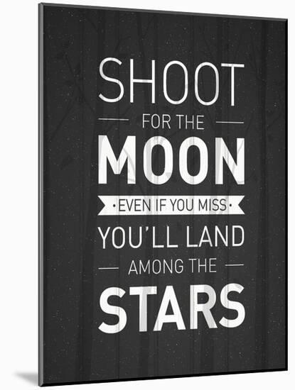 Shoot For The Moon-Kimberly Allen-Mounted Art Print