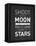 Shoot For The Moon-Kimberly Allen-Framed Stretched Canvas