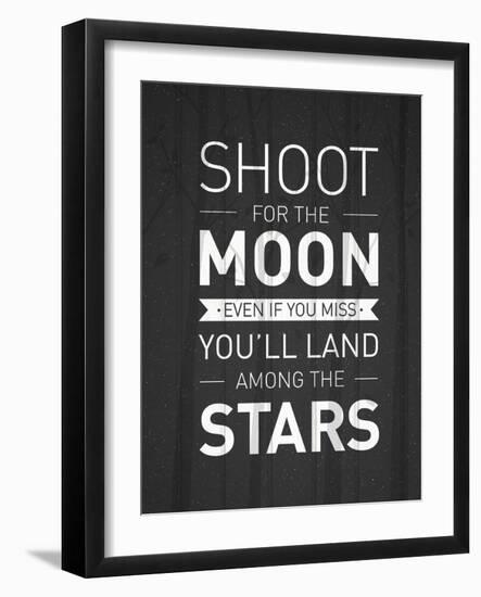 Shoot For The Moon-Kimberly Allen-Framed Art Print