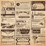 Magical Newspaper Page with Classifieds - Perfect for Halloween-shootandwin-Art Print