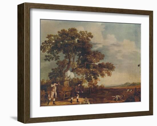 'Shooting: 1769', (1922)-George Stubbs-Framed Giclee Print