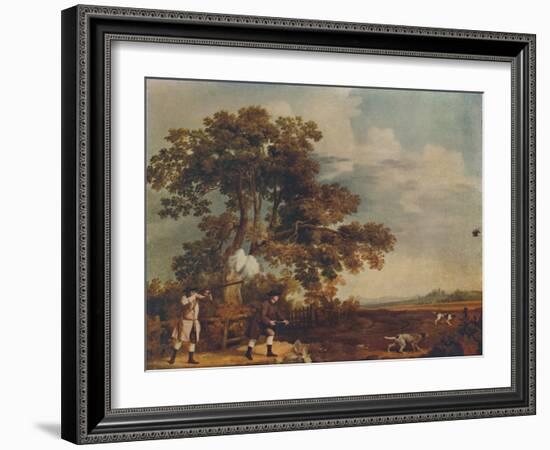 'Shooting: 1769', (1922)-George Stubbs-Framed Giclee Print