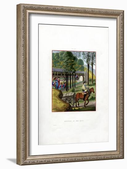 Shooting at the Butt, 1496-Henry Shaw-Framed Giclee Print