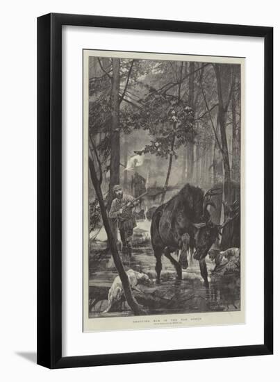 Shooting Elk in the Far North-Richard Caton Woodville II-Framed Giclee Print