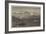Shooting Grebe on Lake Geneva-null-Framed Giclee Print