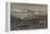 Shooting Grebe on the Lake of Geneva-null-Framed Premier Image Canvas