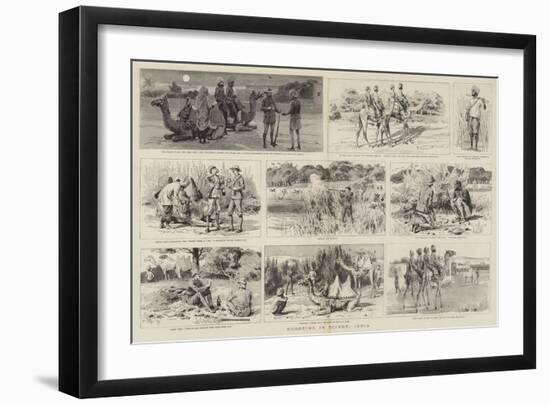 Shooting in Scinde, India-null-Framed Giclee Print