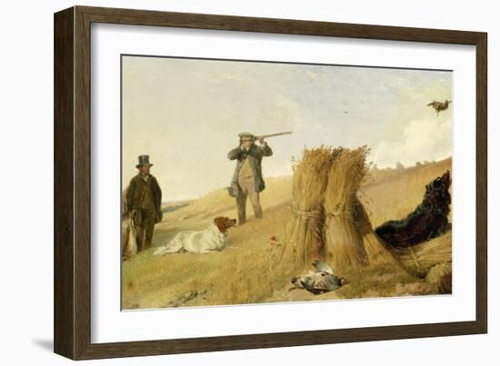 Shooting Partridge over Dogs-Richard Ansdell-Framed Giclee Print