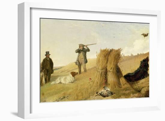 Shooting Partridge over Dogs-Richard Ansdell-Framed Giclee Print