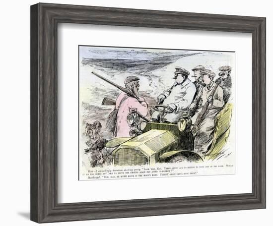 Shooting Party, 1906-null-Framed Giclee Print