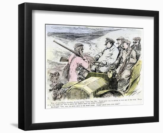 Shooting Party, 1906-null-Framed Giclee Print