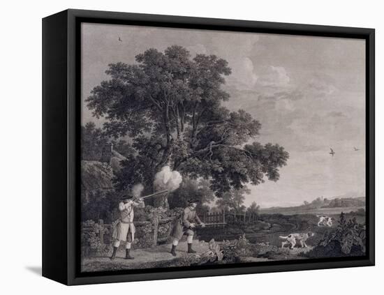 Shooting, Plate 3, Engraved by William Woollett (1735-85) 1770 (Engraving with Etching)-George Stubbs-Framed Premier Image Canvas