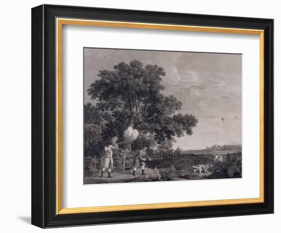 Shooting, Plate 3, Engraved by William Woollett (1735-85) 1770 (Engraving with Etching)-George Stubbs-Framed Premium Giclee Print