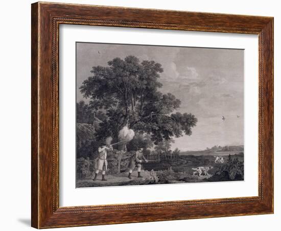 Shooting, Plate 3, Engraved by William Woollett (1735-85) 1770 (Engraving with Etching)-George Stubbs-Framed Giclee Print
