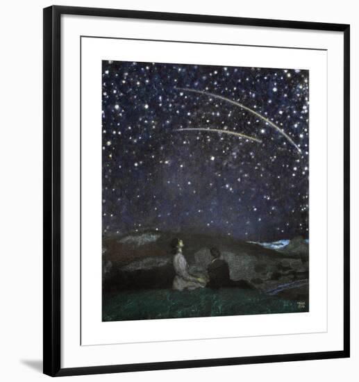 Shooting Stars-Franz von Stuck-Framed Premium Giclee Print