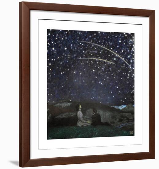 Shooting Stars-Franz von Stuck-Framed Premium Giclee Print