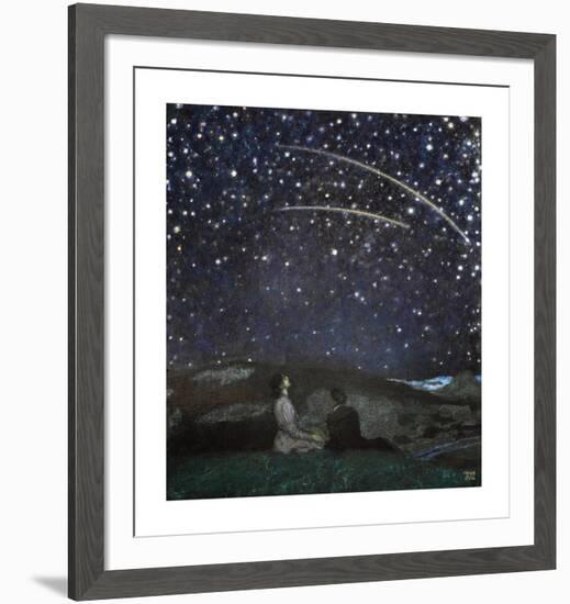 Shooting Stars-Franz von Stuck-Framed Premium Giclee Print