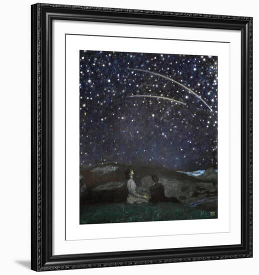 Shooting Stars-Franz von Stuck-Framed Premium Giclee Print