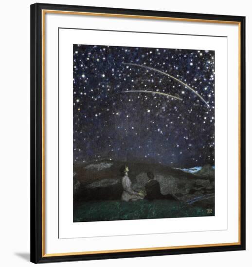 Shooting Stars-Franz von Stuck-Framed Premium Giclee Print