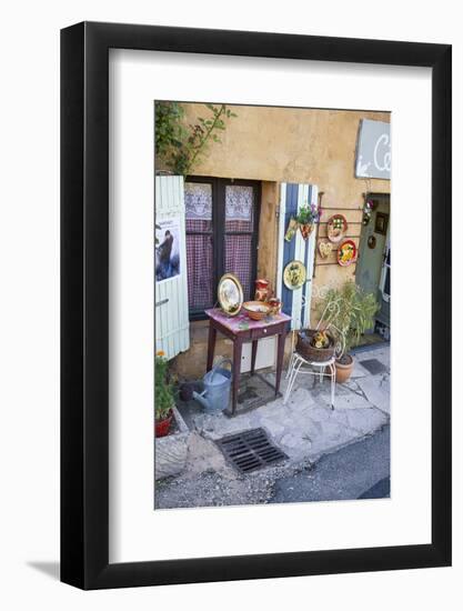 Shop, Bright, Outside, Ceramics, France, Provence-Andrea Haase-Framed Photographic Print