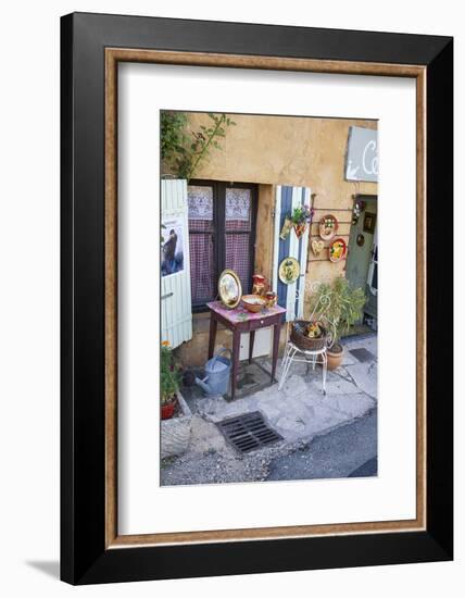 Shop, Bright, Outside, Ceramics, France, Provence-Andrea Haase-Framed Photographic Print