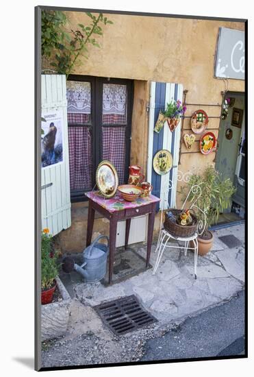 Shop, Bright, Outside, Ceramics, France, Provence-Andrea Haase-Mounted Photographic Print