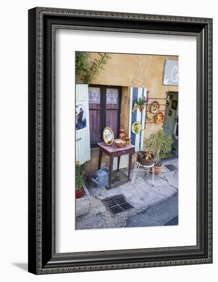 Shop, Bright, Outside, Ceramics, France, Provence-Andrea Haase-Framed Photographic Print