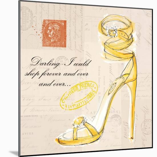 Shop Forever Shoe-Barbara Lindner-Mounted Art Print