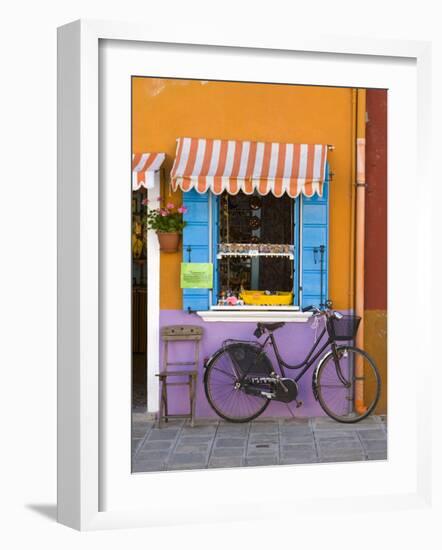 Shop Front, Burano, Venice, Italy-Doug Pearson-Framed Photographic Print