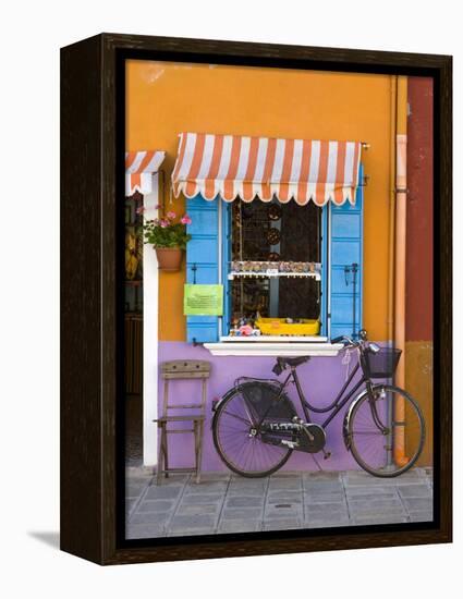 Shop Front, Burano, Venice, Italy-Doug Pearson-Framed Premier Image Canvas