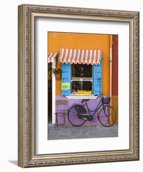 Shop Front, Burano, Venice, Italy-Doug Pearson-Framed Photographic Print