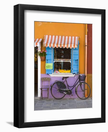 Shop Front, Burano, Venice, Italy-Doug Pearson-Framed Photographic Print