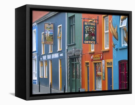 Shop Fronts, Dingle, Co. Kerry, Ireland-Doug Pearson-Framed Premier Image Canvas