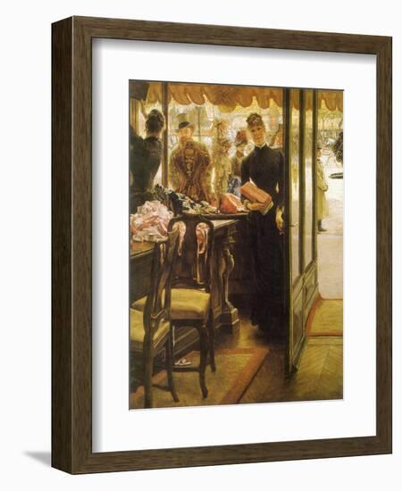 Shop Girl, 1884-James Tissot-Framed Giclee Print