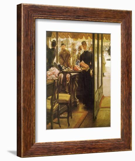 Shop Girl, 1884-James Tissot-Framed Giclee Print