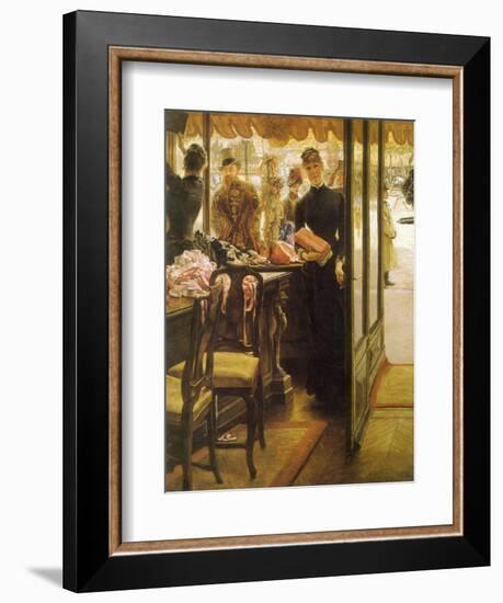 Shop Girl, 1884-James Tissot-Framed Giclee Print