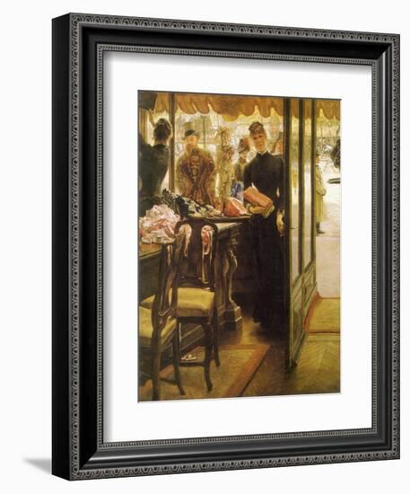 Shop Girl, 1884-James Tissot-Framed Giclee Print