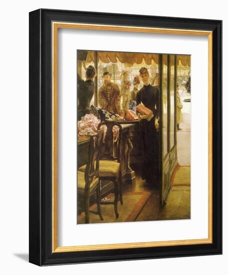 Shop Girl, 1884-James Tissot-Framed Giclee Print